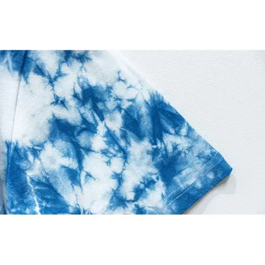 【石垣島の藍染工房】Tシャツ【カラー:マダラ】【サイズ:Lサイズ】KB-157-1