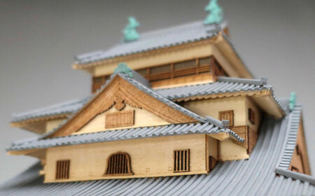 模型 Woody JOE製 木製建築模型 1/150 松江城 島根県松江市/有限会社ベニヤ模型[ALDZ001] 模型 模型