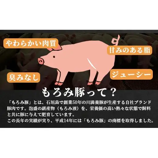 もろみ豚 豚こま切れ 250g×4袋【合計1kg】 AH-10