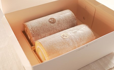 たっぷり地鶏卵のロールケーキ2本セット