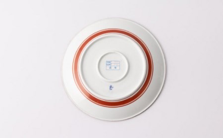 いげ皿染ソフィア(赤)21cm1点 NAZ501 