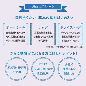 ザクザク!手作りグラノーラ 400g×3種【Uiqo】_HA1121