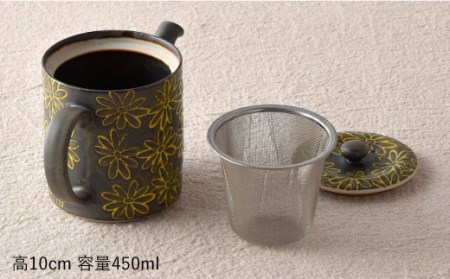 【波佐見焼】撥水花散らし 筒形ポット 食器 皿 【長十郎窯】 [AE07] 波佐見焼