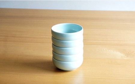 【白山陶器】ひめとんすい 5ピースセット 青白釉 食器 小鉢 【波佐見焼】 [TA72] 波佐見焼