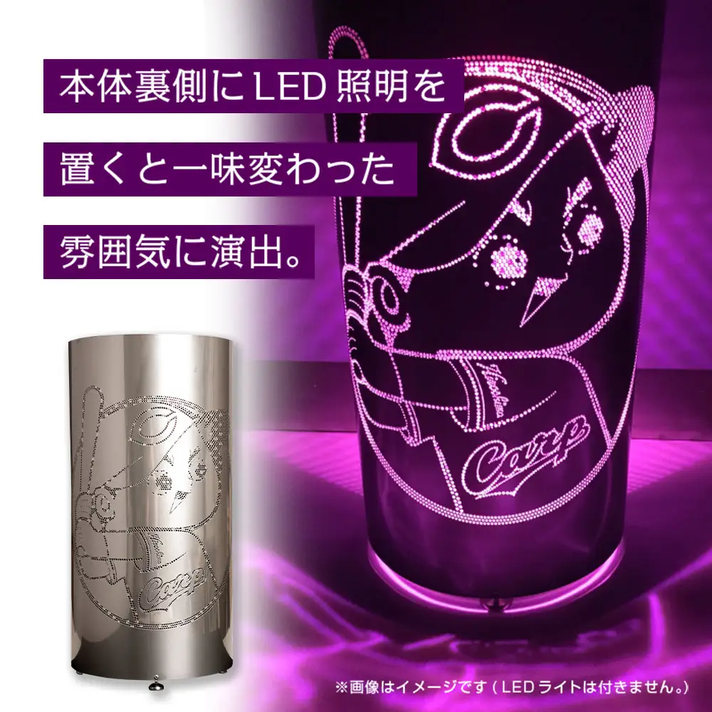 カープ坊や　ステンレス製傘立て SA003_001