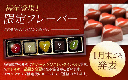 【2027年2月~発送】ボンボンショコラ 5個入り バレンタインチョコレート ホワイトデーチョコレート ちょこちょこ [SAW031]