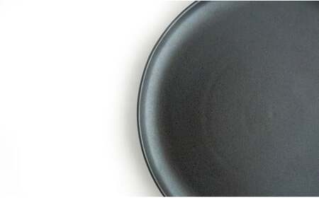 有田焼 フラット皿 2サイズ 4点セット【金善製陶所】黒 ブラック プレート うつわ 器 食器 ギフト セット 45000円 A45-400