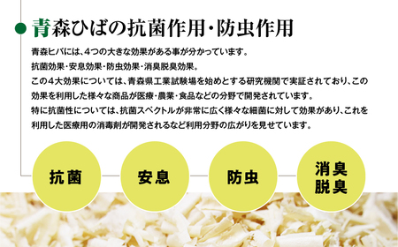 【香る知育】天然青森ひばのやさしい積み木(2段セット)