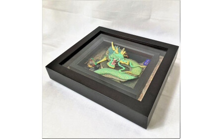 【雲龍風虎堂】押絵『青龍』（小） No.122