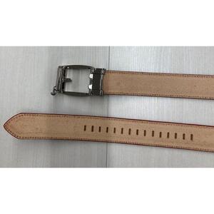 革工房いんのしまスマートロック式牛革 ベルト(色:ワイン)