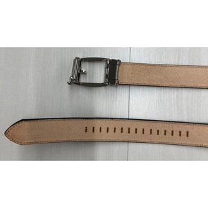 革工房いんのしまスマートロック式牛革 ベルト(色:紺)