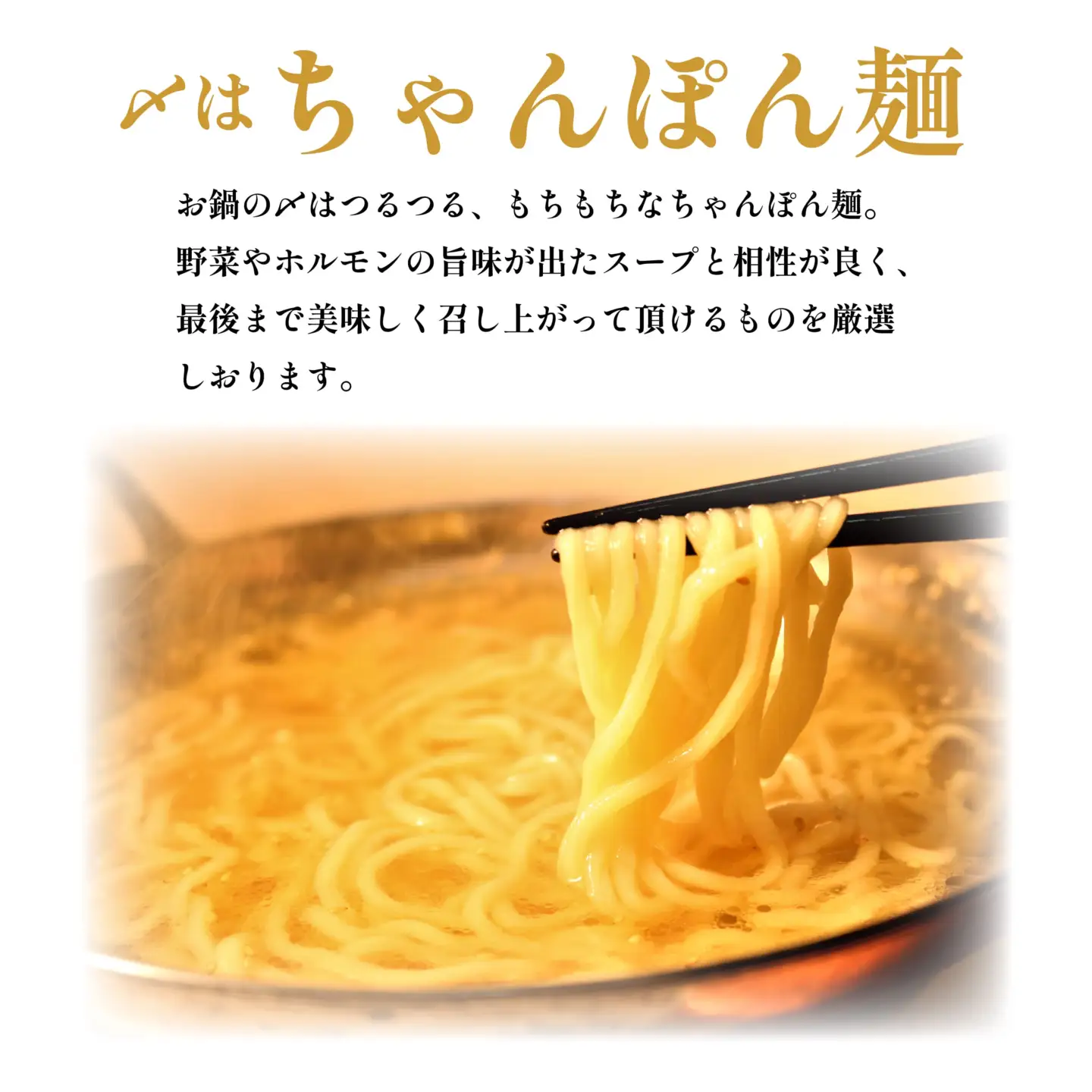 六蔵　博多白もつ鍋セット　２～３人前 2W1-S