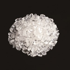 男性用　白水晶ブレス念珠（合玉紺虎目）さざれ水晶セット