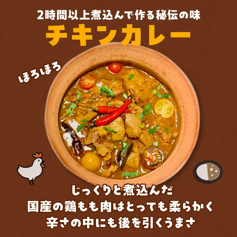 日本上陸【おうちで本格ベトナム料理】サッチャムチキンカレー（3食セット）_B020-008