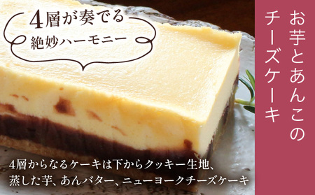 お芋とあんこのチーズケーキ＆甘酒チーズテリーヌ(TORORI)_K044-001