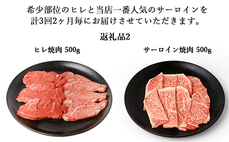 【年3回】伊賀牛 A5ヒレ・サーロイン 定期便A 総合計約2.9kg【dido-tkb0012】