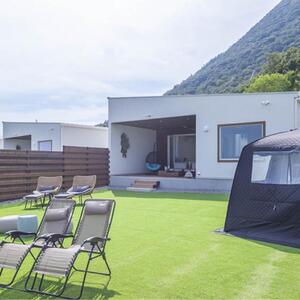 瀬戸内海の絶景グランピング「LEMON FARM GLAMPING しまなみ」宿泊補助券　45,000円分 (1,000円×45枚）【瀬戸内 グランピング 旅行 旅行券 尾道市 】