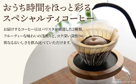 コーヒー 2種類 コーヒー[《中挽き》 バリスタおすすめのコーヒー 60g×2種類 計120g 中挽き 珈琲 セット 120g 浅煎り 深煎り バリスタ お手軽 ギフト お取り寄せ]