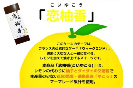 パウンドケーキ 2本 セット 国産 徳島県 スイーツ 洋菓子 柑橘 ギフト ※配送指定不可
