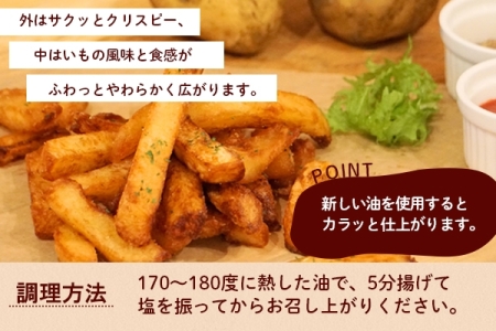 北海道 フライドポテト 計2kg 1kg×2袋 道の駅 ピア21しほろ 冷凍 大容量 ポテトフライ ホッカイコガネ フレンチフライ ポテト じゃがいも ジャガイモ 送料無料 十勝 士幌町 【L43】
