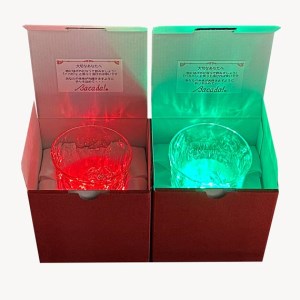光るスパークリングワイン BigDipperルミナス LEDリモコン付き＆光るグラスペアのセット (ギフトBOX付き)_B115-009