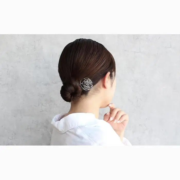 まるでジュエリー☆かんざし『山茶花』