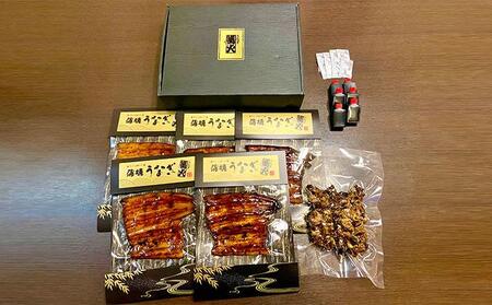 〈うなぎの篝火〉国産うなぎ真空パック蒲焼5食・鰻肝焼き5串セット  【配送不可：離島】