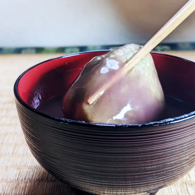 老舗和菓子屋さんの杵つき生丸餅（よもぎ）12個＆こしあん 200g×3セット
