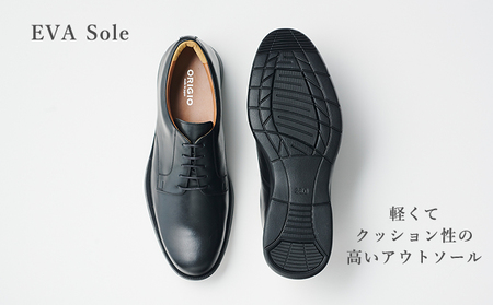 ORIGIO オリジオ牛革ビジネスシューズ 紳士靴 ORG1001（ブラック） 26.5cm