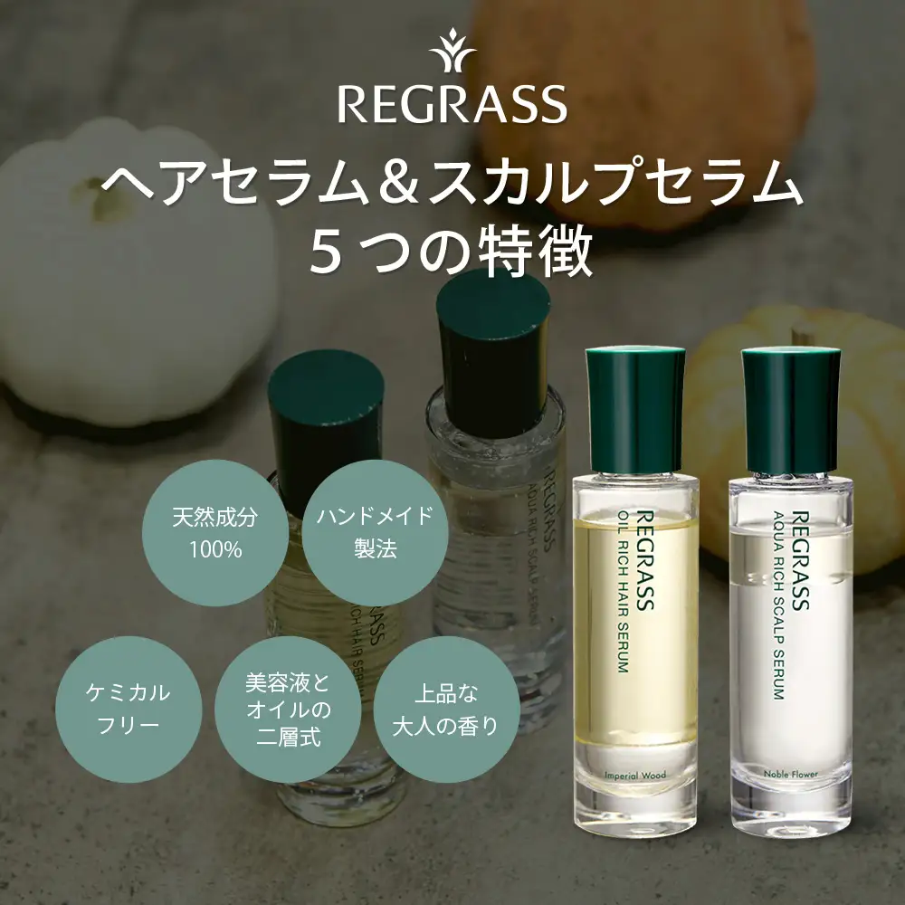 【天然由来成分100％】二層式ヘアセラム&スカルプセラムのセット 50ml 2本 BS-707 ｜鹿児島県 南大隅町 オイル スカルプセラム ヘアケア お手入れ セット 株式会社ベースシー