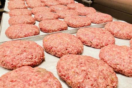 [KINTAN]250g！牛タン入り“ジャンボ”ハンバーグ 10個入り