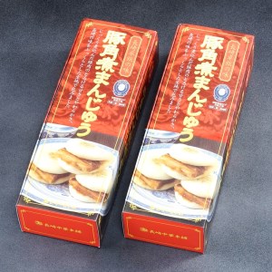自慢の逸品、豚角煮まんじゅう2箱(1箱5個入り)( 角煮 角煮まんじゅう 豚角煮 角煮まん 個包装 中華 ギフト 贈り物 プレゼント 贈答 )【B5-076】