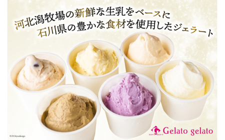 アイス 加賀能登ジェラート セット 104ml×6個 [アーリオ・オーリオ 石川県 津幡町 28ae0001]
