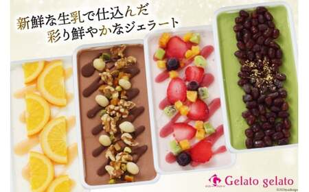 アイス 美・ジェラートギフトセット 500ml×4個 [アーリオ・オーリオ 石川県 津幡町 28ae0002]