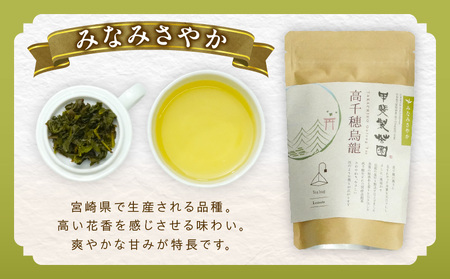 【国産烏龍茶】高千穂烏龍（ティーパック）2種4袋セット みなみさやか12包×2袋＆こうしゅん12包×2袋 国産 烏龍茶 お茶 みなみさやか こうしゅん 茶葉 ティーパック 飲み物 ティータイム さわやかな やさしい セット 宮崎県 高千穂町 _Tk025-005