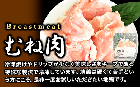 はかた地どり むね肉(約1kg)《30日以内に出荷予定(土日祝除く)》