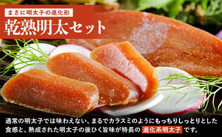 海千 乾熟明太セット（旨口・辛口） 《30日以内に出荷予定(土日祝除く)》明太子 株式会社 海千