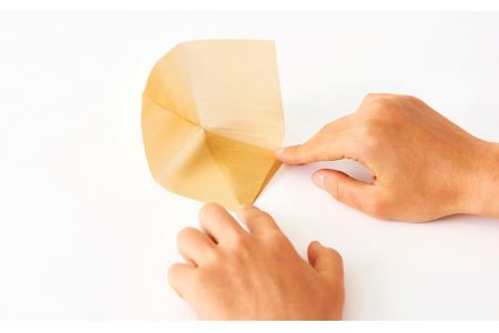 金網折り紙 おりあみ　15cm角・おりあみテキストPart 1セット(カラー：グリーン)【010-006】