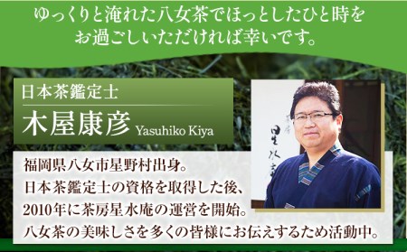 芳友園のかぶせ茶・煎茶詰合せB 各150g×1缶 合計300g 株式会社木屋芳友園《30日以内に出荷予定(土日祝除く)》 緑茶 日本茶 お茶 茶 煎茶 かぶせ茶 八女茶 福岡県   