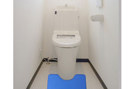 クロッツ やわらかトイレマット※カラー／レッド_0248N-2