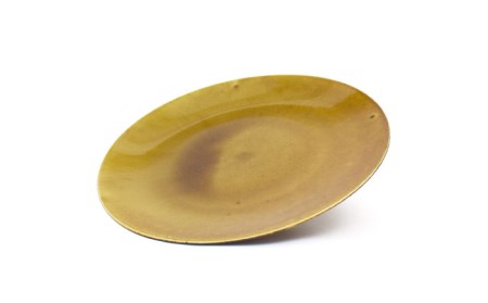 【美濃焼】琥珀焼 皿9寸【RYOTA AOKI POTTERY/青木良太】/ 陶芸家 皿 ワンプレート プレート 美濃焼 セット インテリア おしゃれ 陶器 食器 陶芸家 琥珀 送料無料[MCH284]