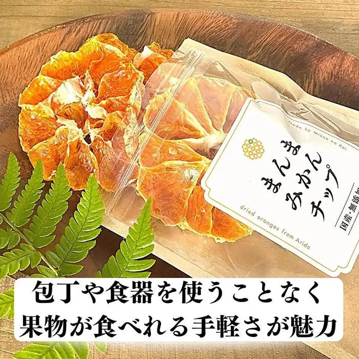 ドライフルーツ みかんチップ 100g ( 20g × 5袋 ) 和歌山県産 果物使用 自社製造 【みかんの会】