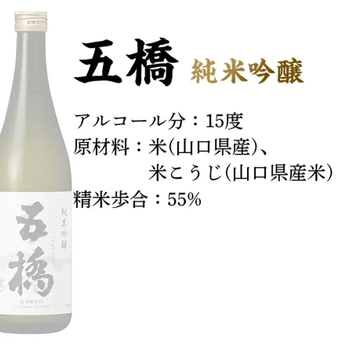 五橋　純米吟醸　飲み比べセット（720ml×2本）【酒井酒造】