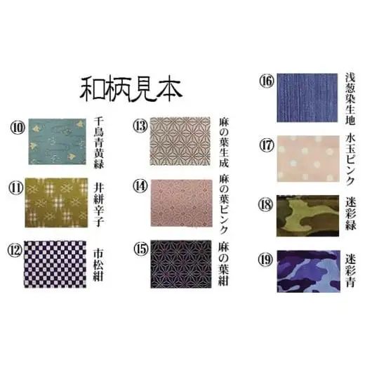 剣道用品 柄が選べるアゴ汗取り 好きな柄4枚セット 日本剣道具製作所＜17-1a＞