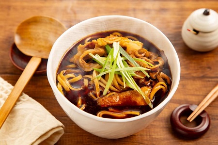 陣田屋商店　カレーうどん（生麺）黒カレーうどん（半生麺）うどん（乾麺）の3種類セット　a#01