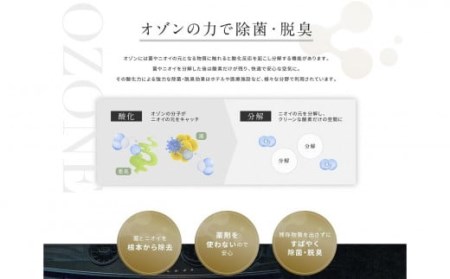NUQUA（ナクア） 車載用・省スペース用オゾンエア除菌脱臭器[ZE972]