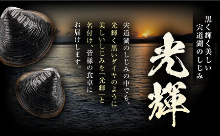 しじみ 産地直送！ 宍道湖産 冷凍大和しじみLサイズ2kg(500g×4) 島根県松江市/りすたむmatsue[ALDE002] しじみ しじみ