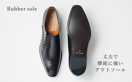 ORIGIO オリジオ 牛革ビジネスシューズ 紳士靴 ORG102（ブラック）【ファッション・靴・シューズ・革製品・革靴】 光沢感  BN002 26.0cm