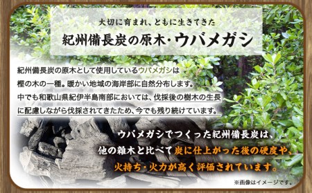 紀州備長炭 馬目荒 約15kg 　炭