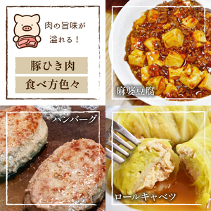 国産 四元豚 挽き肉 小分け 真空パック 250g 6個 総量 1500g ／ ありすぽーく 豚 肉 豚肉 ひき肉 ミンチ 粗挽き 細挽き ２５０ｇ 2種類 ２種類 ６個 1.5kg １．５ｋｇ 小分け包装 個包装 真空 手軽 簡単 便利 時短 時短食材 自宅用 家庭用 人気 おすすめ